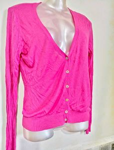 Classic V-Neck Cardigan Top