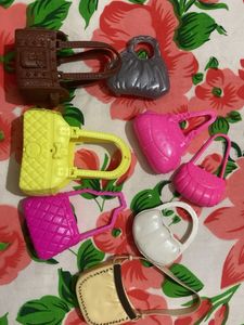 Doll Handbag Accessories Lot of 10