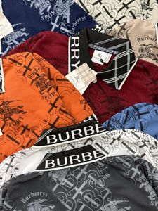 Burberry Men's Red Polo Shirt