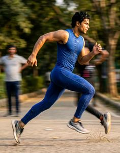 Blue Puma Leggings