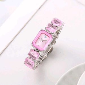 SWAROVSKI CRYSTAL DIAMOND STUDDED LADIES WATCH AT