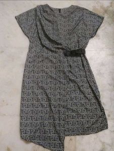 Semi Woolen Top And One Piece Dress Combo