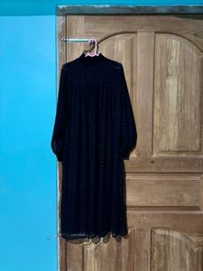Elegant Black Midi Dress