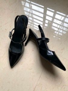 Black Patent Stiletto Heels