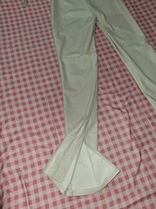 White Flared Leggings