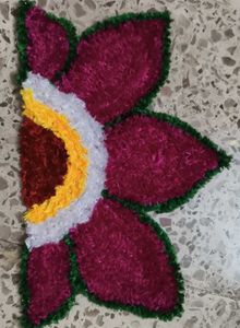 Flower Rangoli Mat