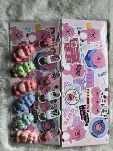 Cute Bear Keychains Set