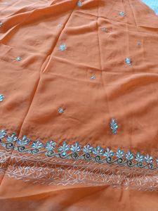 Unstitched Lahenga Blouse Fabric And Duptta