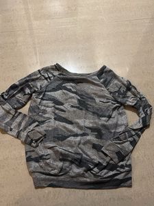 Camouflage Long Sleeve Top