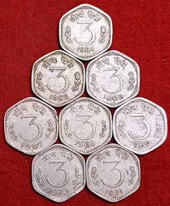 Vintage Indian Coins - 1964-1971