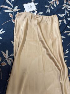 Elegant Satin Long Skirt