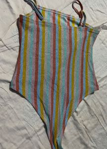 Striped Colorful Bodysuit