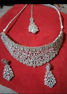 Elegant Silver-Tone Necklace Set