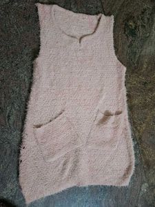 Vintage Fuzzy Knit Sweater Vest