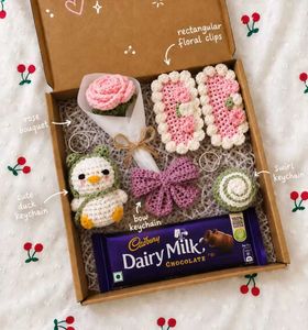 Handmade Crochet Gift Box