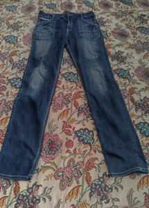 Blue Wash Denim Jeans