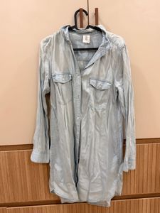 H&M Denim Shirt Dress