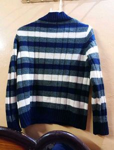 Unisex Classic Striped Winter Knit Sweater