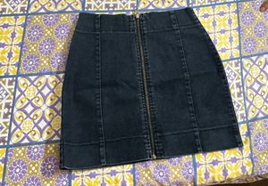 Denim Mini Skirt