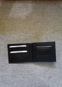 Elegant Black original leather Wallet
