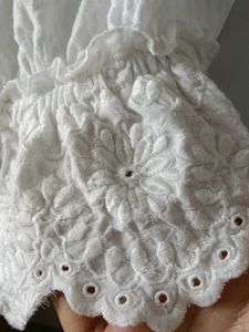 Forever 21 Chic White Puff Sleeve Crop Top