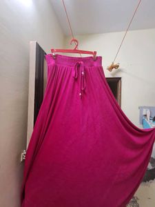 Elegant Pink Modern Skirt