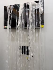 One curtain 199 rs whitenet, heart shape curtai