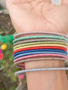 Boho Stackable Thread Bangles