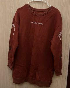 Embroidered Sleeve Sweat