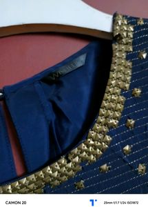 Blue Silk Kurta