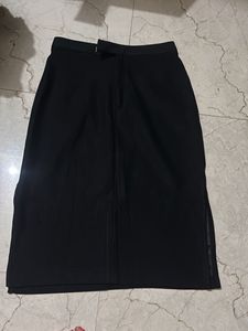 Classic Black Midi Skirt