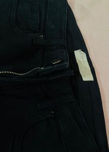 Black High Waist Skinny Fit Denim Jeans