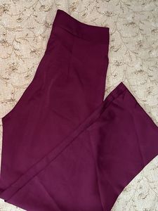 Elegant Plum Palazzos
