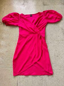 Barbie Theme Pink M size Dress