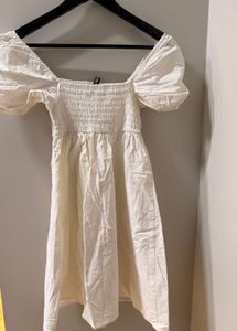 H &amp; M White summer Dress