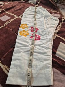 White Hibiscus Print Co-ord Set