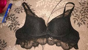 Elegant Black Lace Bra