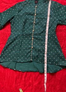 Emerald Green Blouse
