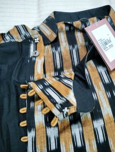 Stylish Ikkat Print Kurta | Punjabi