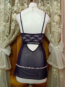 Sheer Lace Babydoll Nightwear