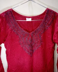 Red Kurta