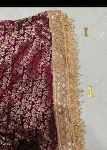 Exquisite maroon Lehenga Choli Set