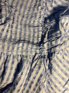 h&amp;m blue skirt