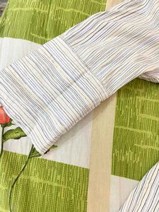pinstriped button-Down Shirt