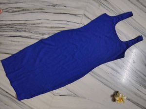 Blue Sleeveless Midi Dress 💙