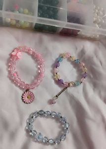 Cute Beaded Bracelets Set