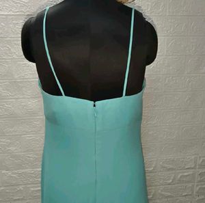 Elegant Mint Green Flowy Maxi Dress