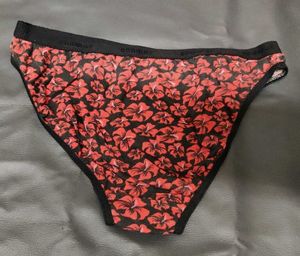 Floral Print Bikini Briefs