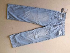 Light Wash Wide Leg Jeans
