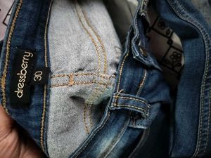 Dressberry Dark Wash Skinny Jeans👖